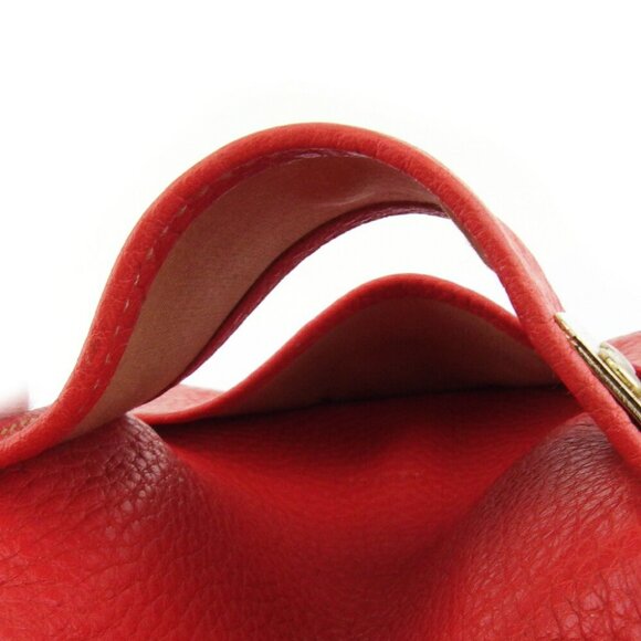 BVLGARI Key Case Maxilgo Beige Pink Canvas ?~ Leather Authentic USED - Picture 4 of 9